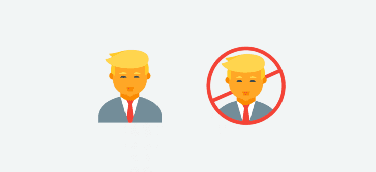 Anti-Trump icon becomes more popular than the Trump one