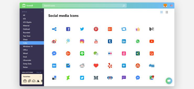 Icons8 UX: Web App Redesign for the Sake of Usability