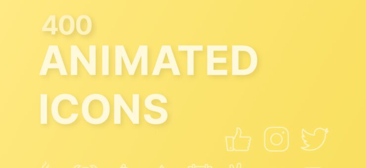 UI Tools: 400 Free Animated Icons in All Formats