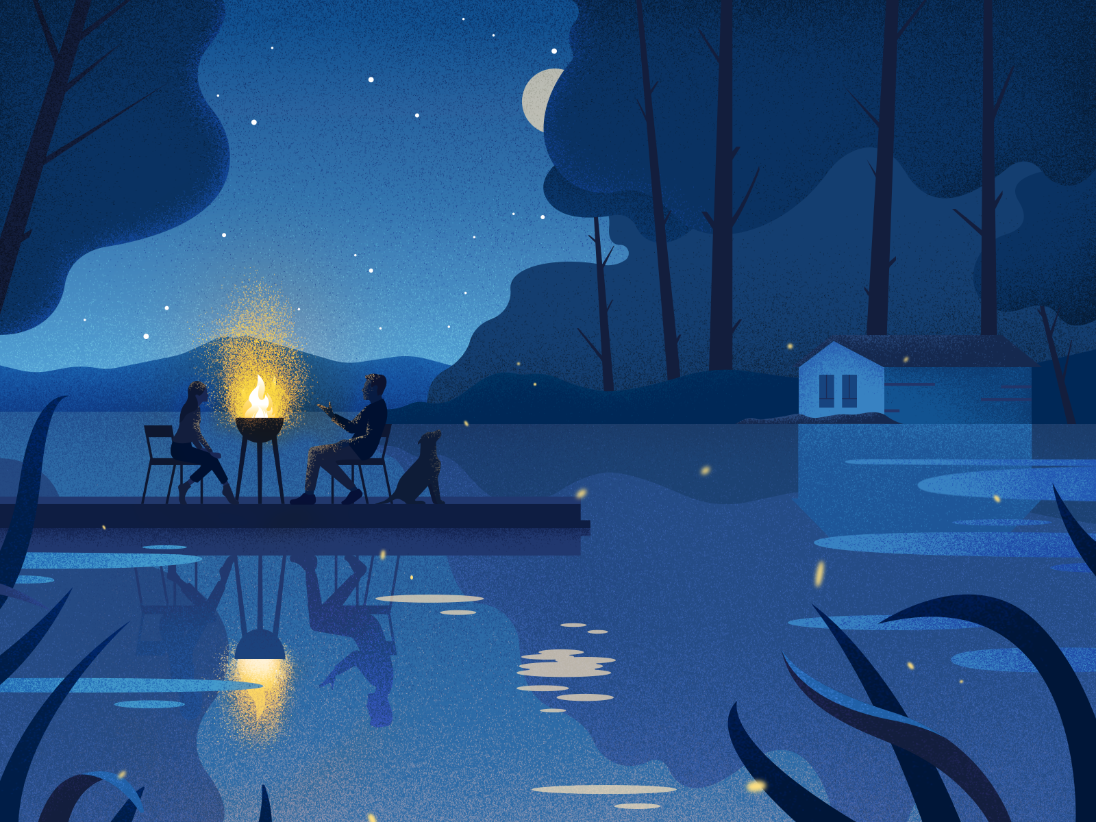 night illustration