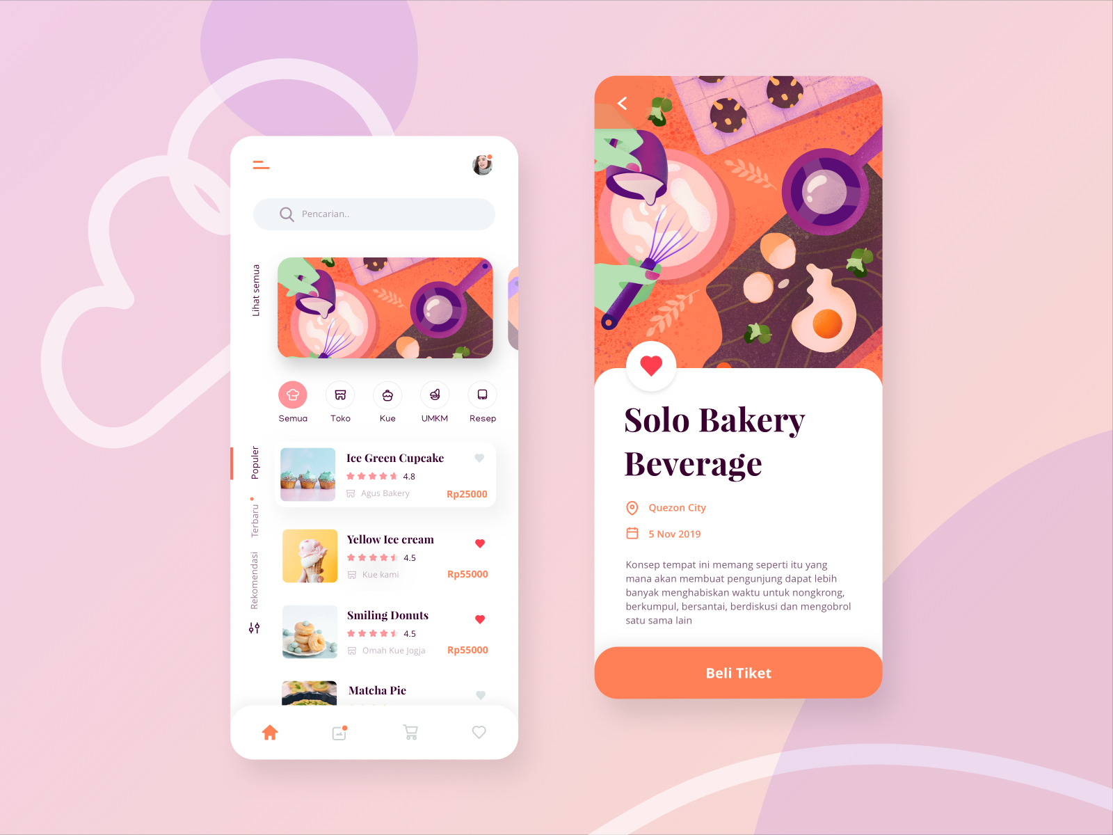 food app design