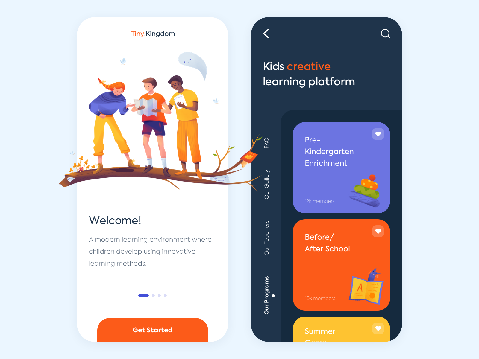 kids app design