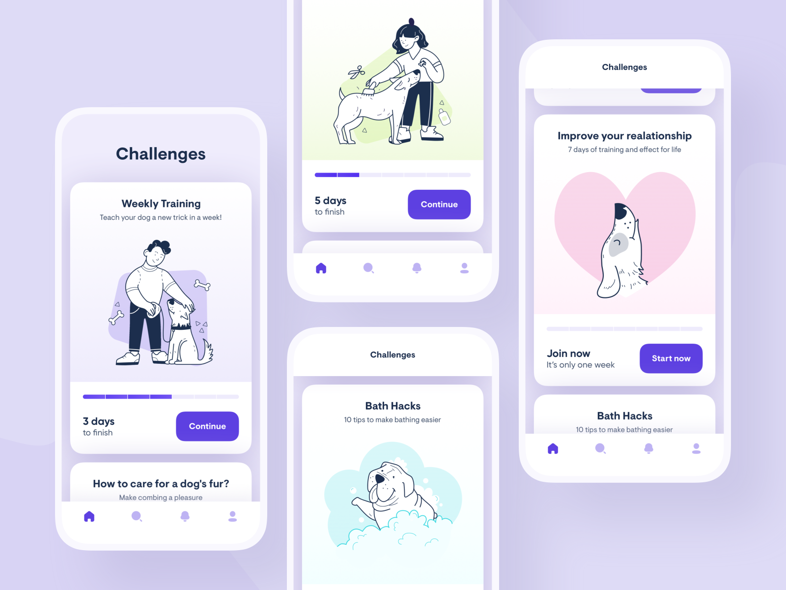 mobile app ui illustrations