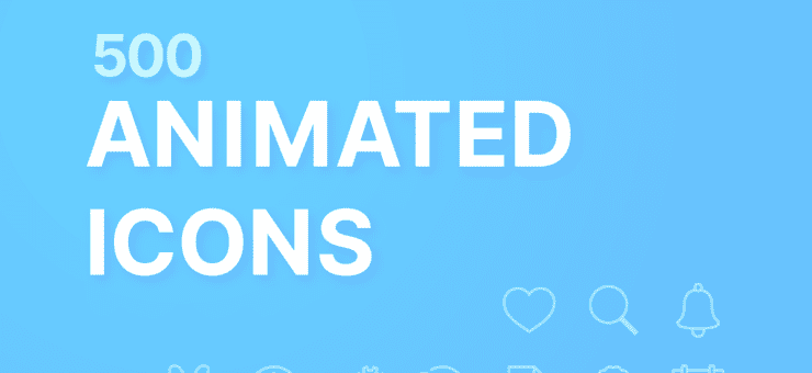 Get 500 Free Animated Icons in Various Formats