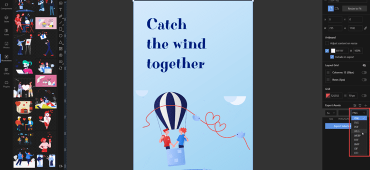 How To Create A Valentine Card In Lunacy: Simple Tutorial