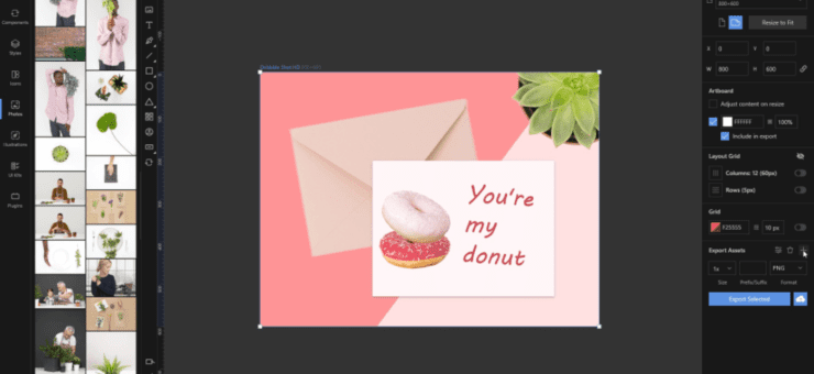 How To Create A Valentine Card In Lunacy