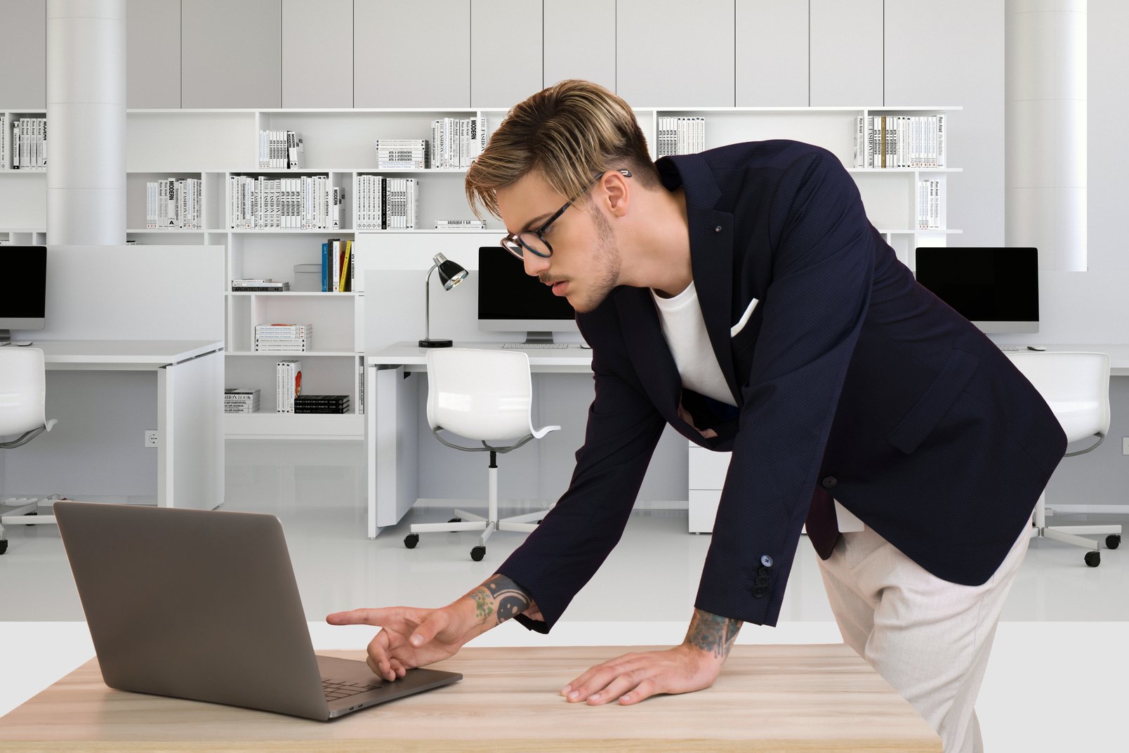 DIY UX audit: how to conduct one on your website to improve user experience: Man working on a laptop