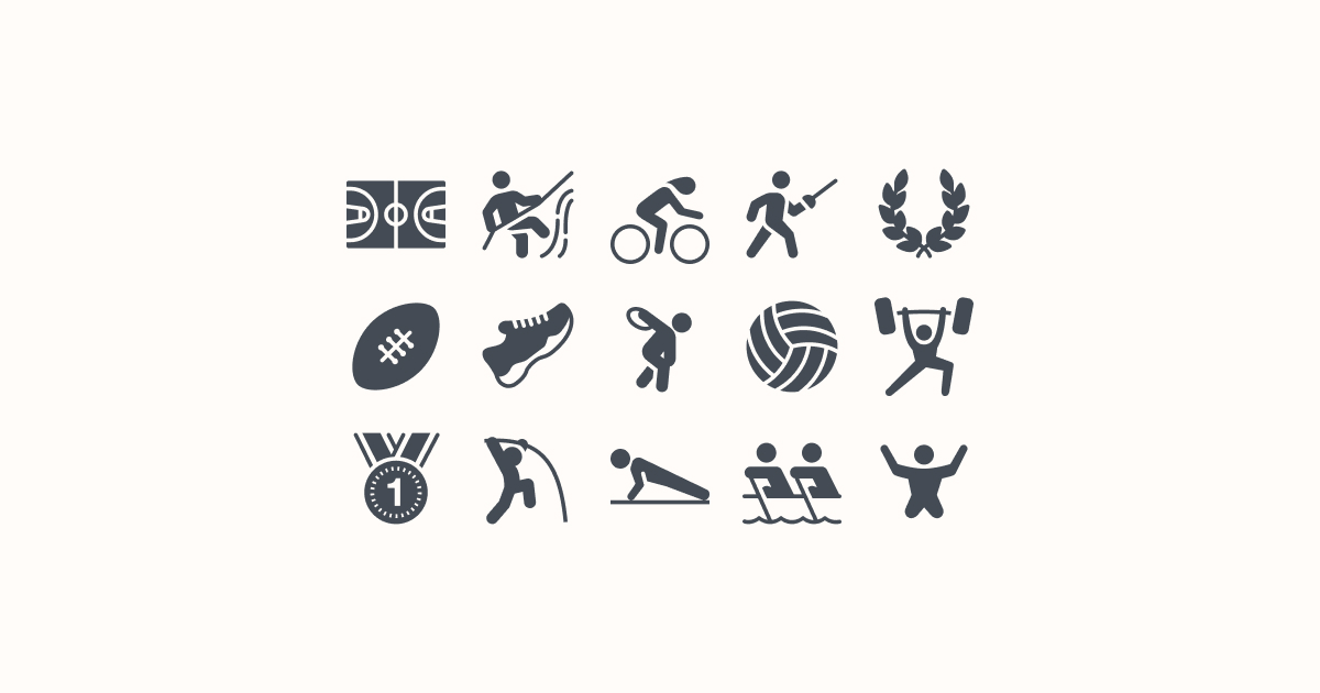 Tokyo Olympics Ultimate Graphic Bundle: mascots, logos & flags: icons set  on light yellow background