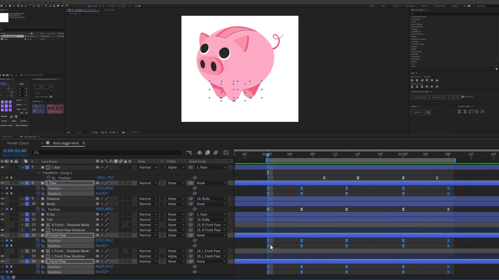 How to make an animated illustration in After Effect