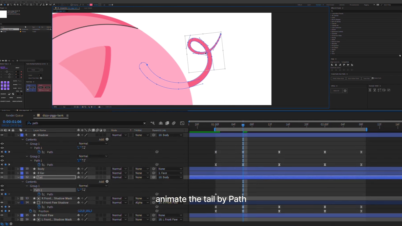 How to make an animated illustration in After Effect