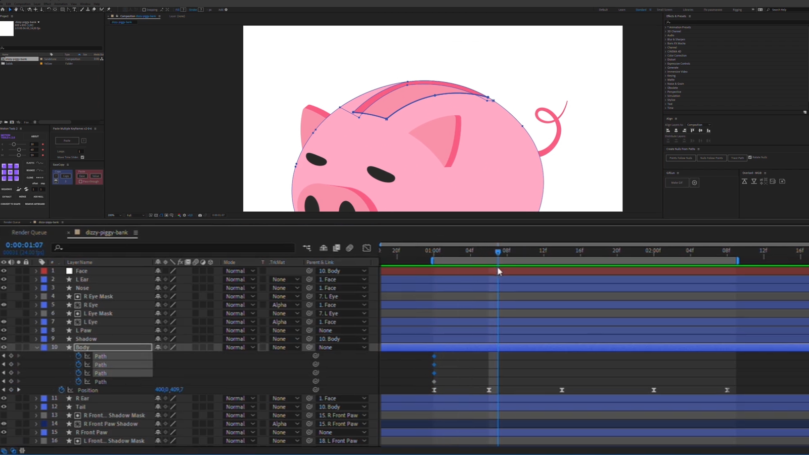 How to make an animated illustration in After Effect