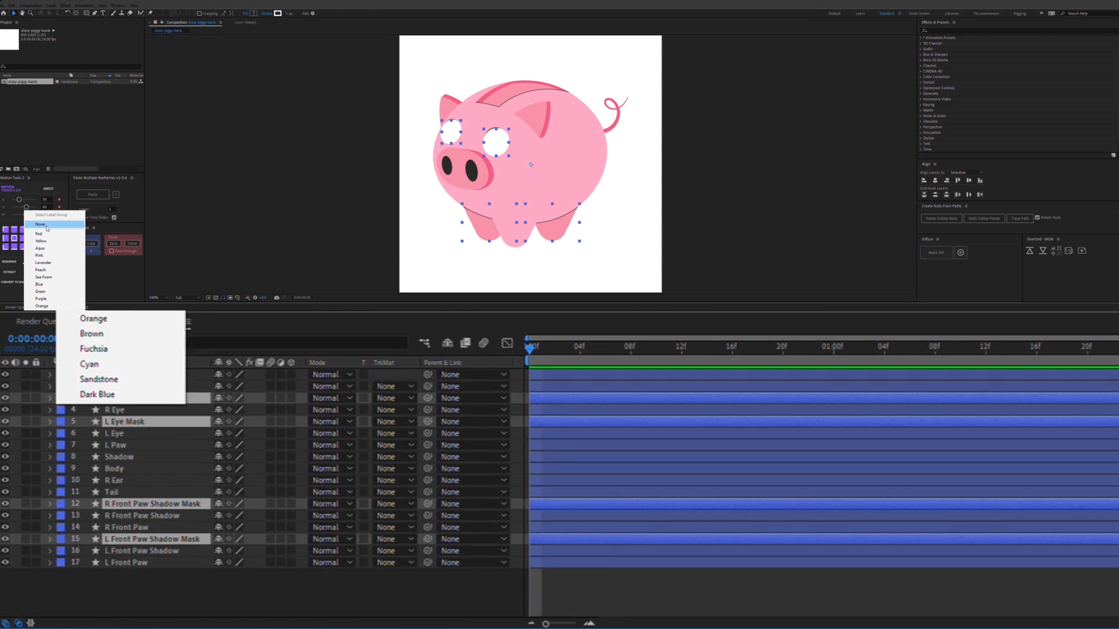 How to make an animated illustration in After Effect