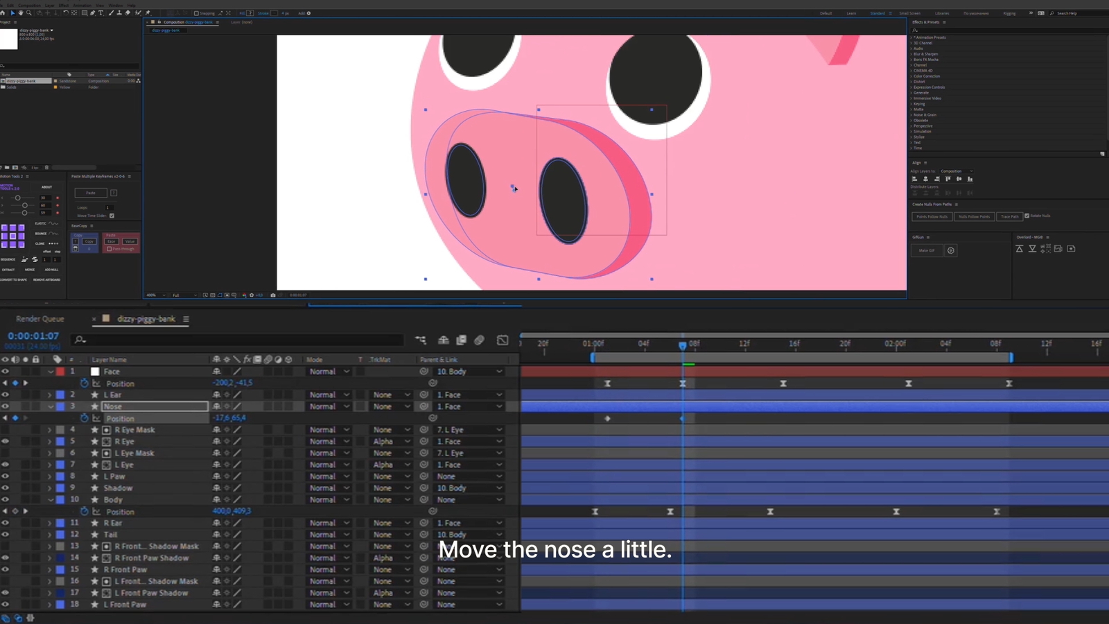 How to make an animated illustration in After Effect