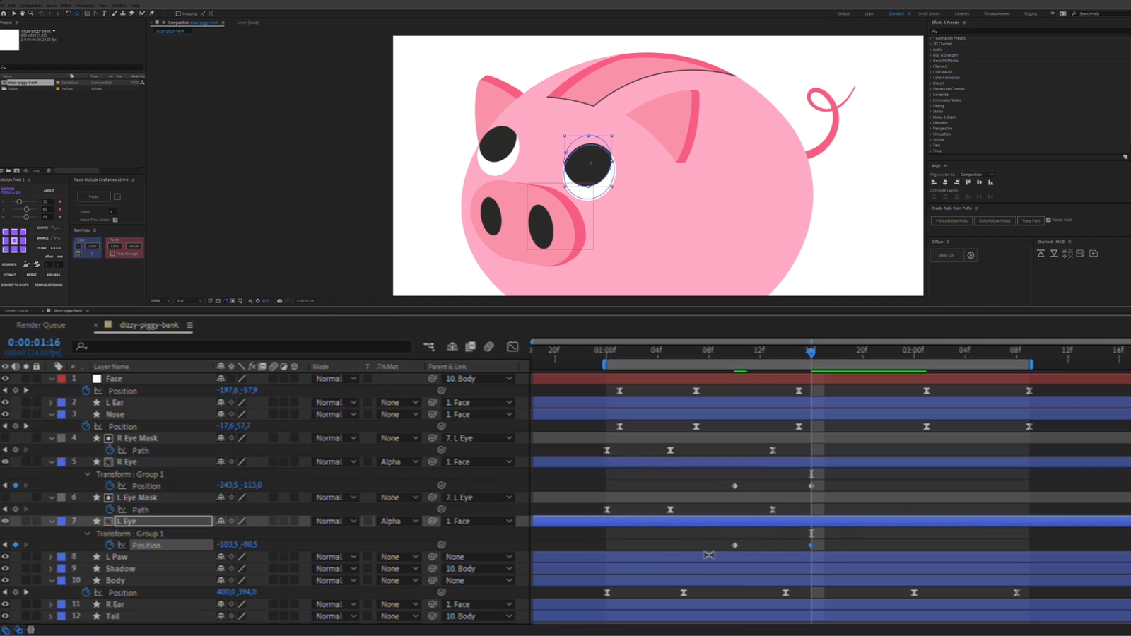 How to make an animated illustration in After Effect