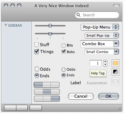 Actionable elements in pseudo-3D