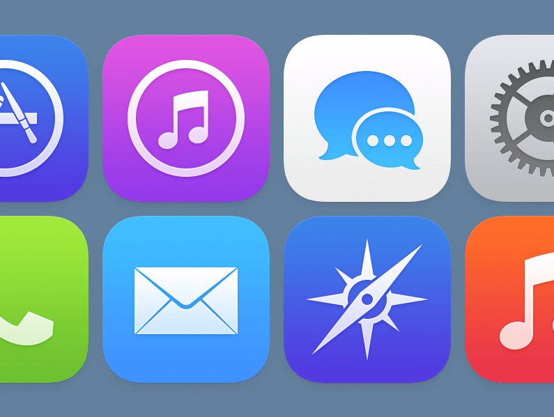 iOS icons