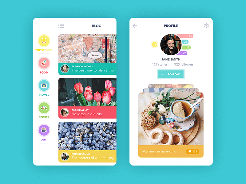 Blog App by Ludmila Shevchenko