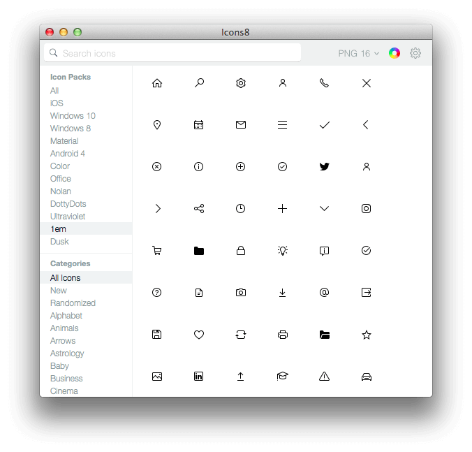 icons for text