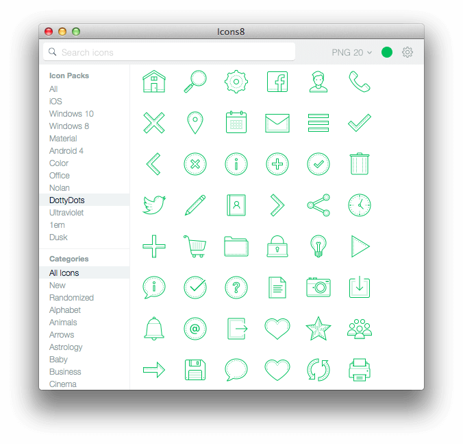 dottydots icons style