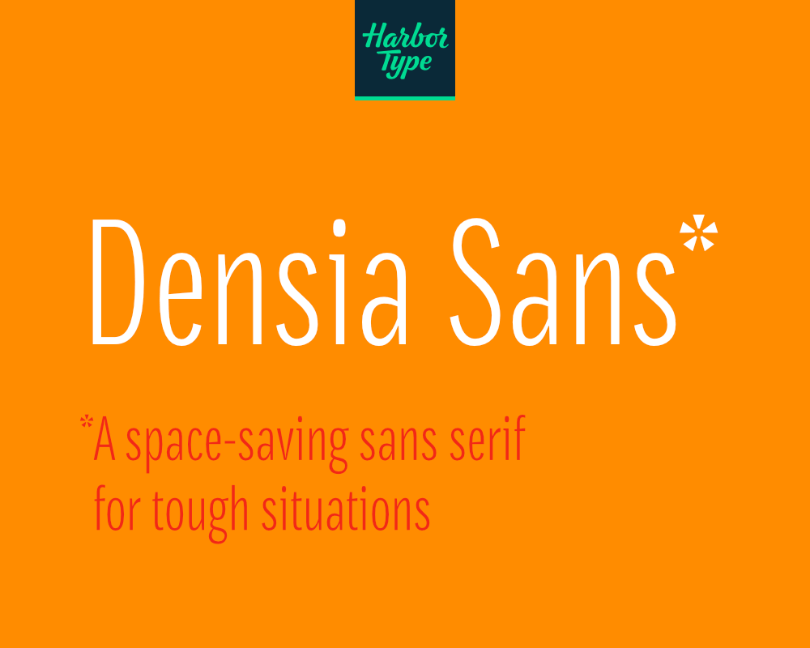 Densia Sans font