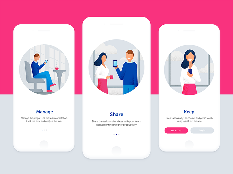 ui mobile onboarding