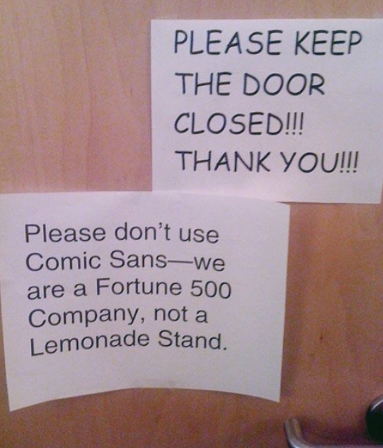 comic-sans-door