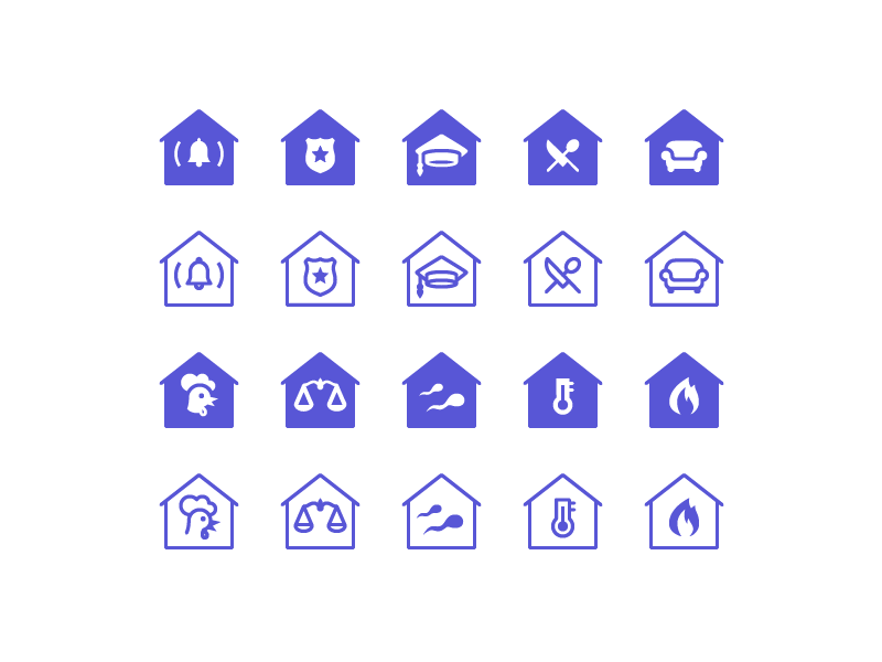 city buildings ios icons