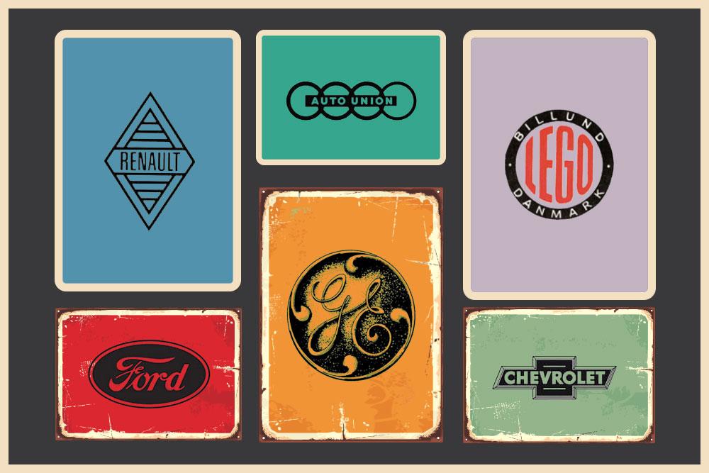 retro logo designs