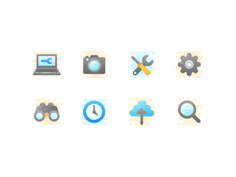 new icon style tools