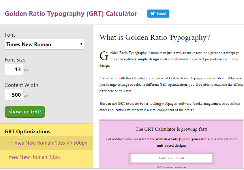 golden ratio