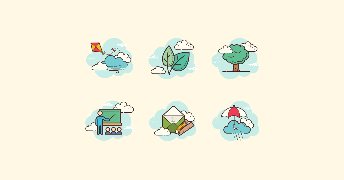 fall clipart icons autumn images blue-ui