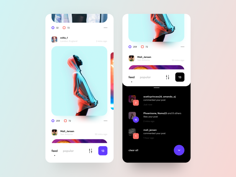 mobile app ui