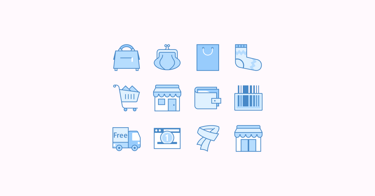 shopping clipart icons