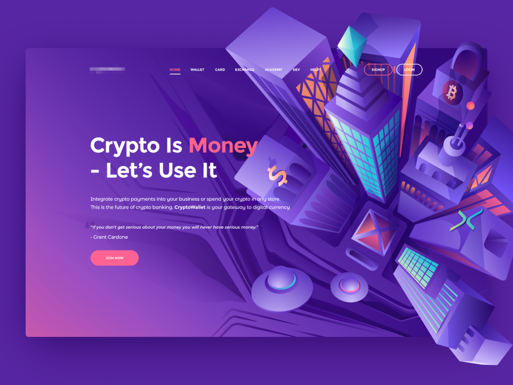 landing page design illustration