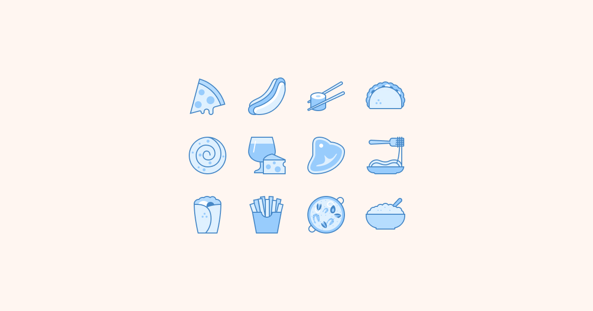 food clipart icons