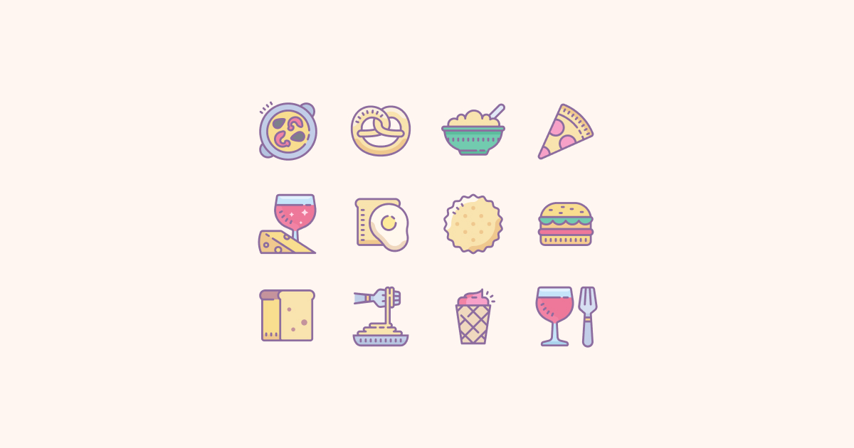 food clipart icons