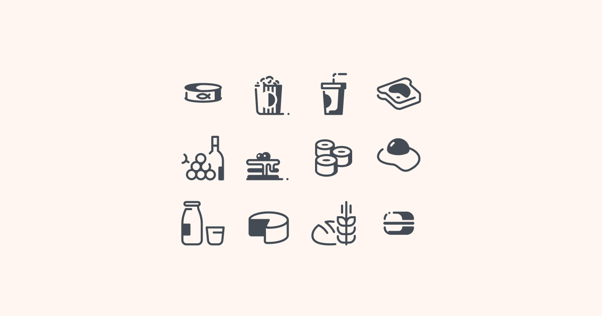 food clipart icons