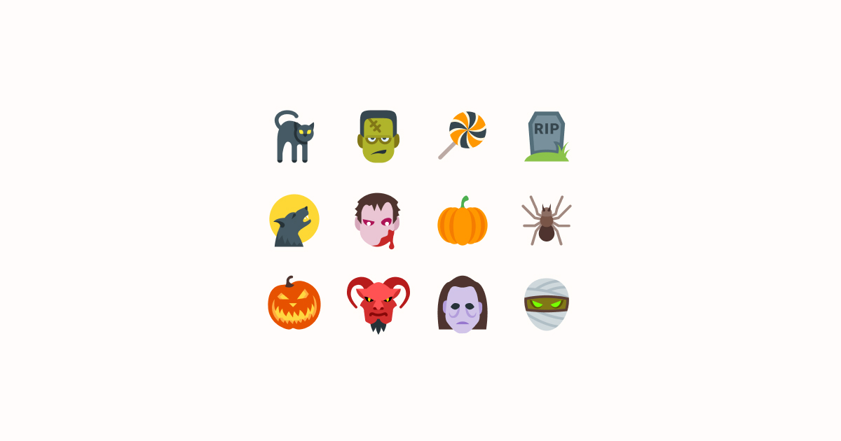 halloween clipart icons