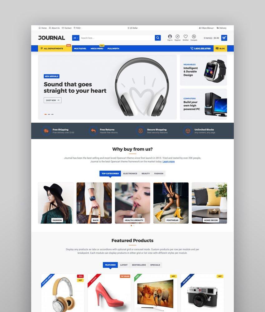 website template design