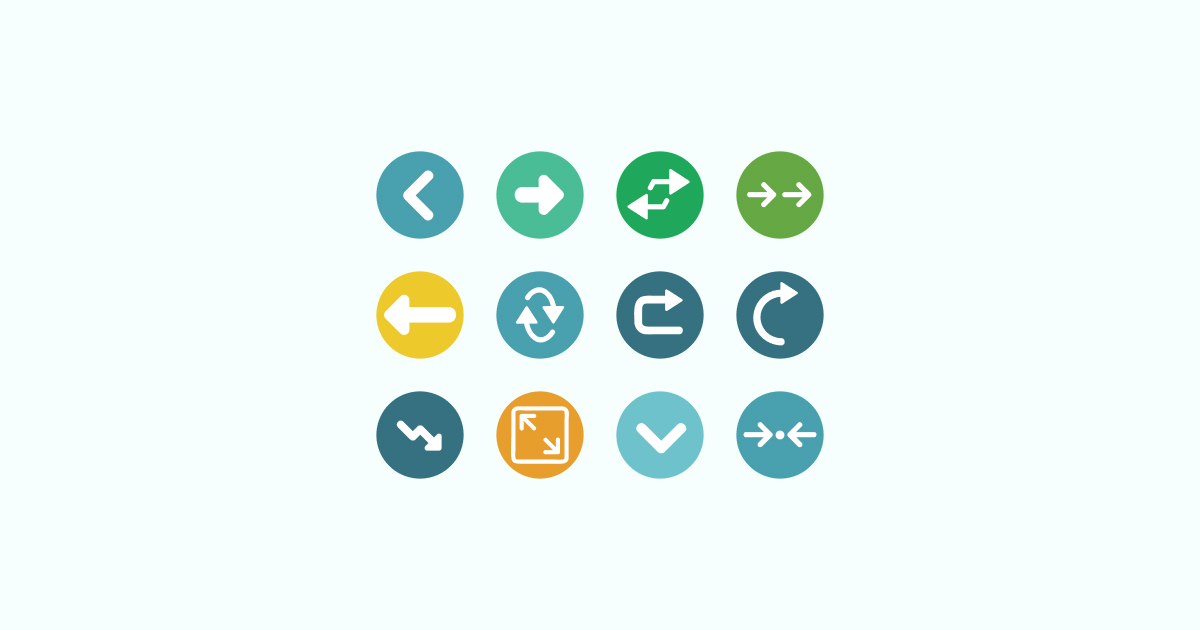 arrow clipart icons