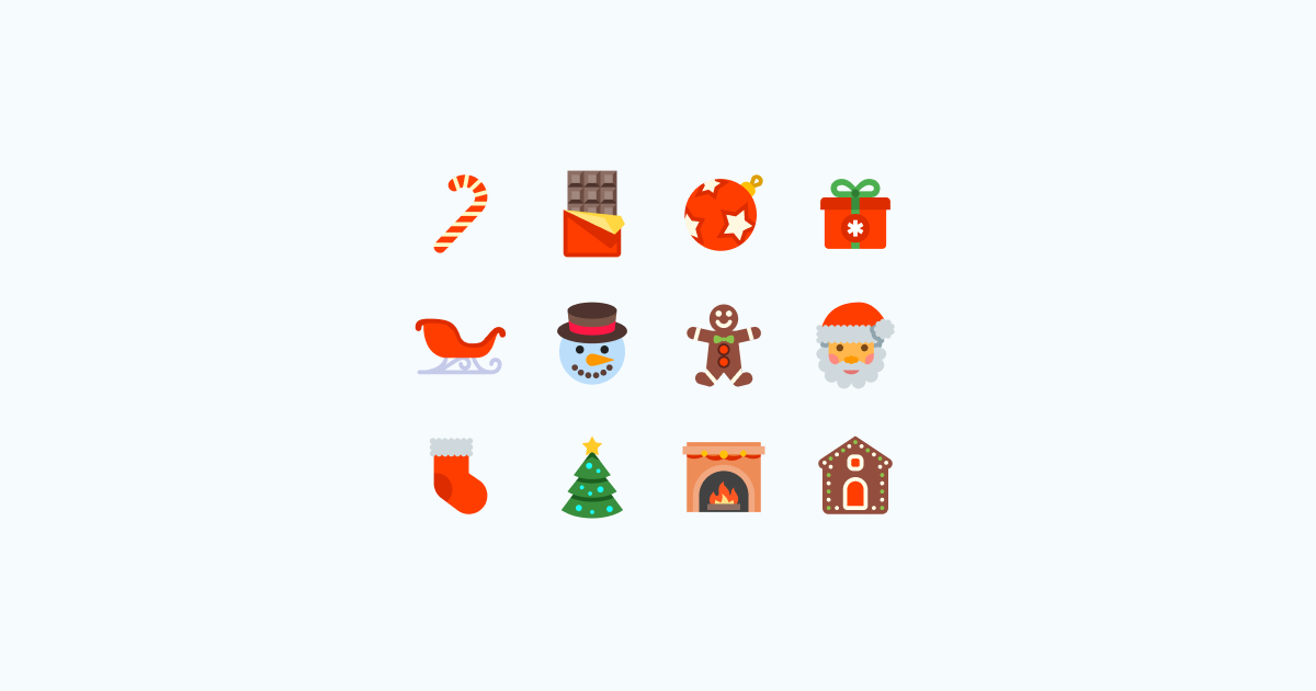 christmas clipart icons