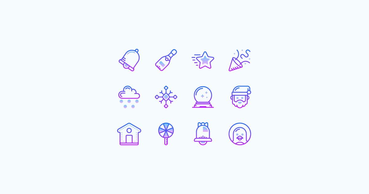 christmas clipart icons