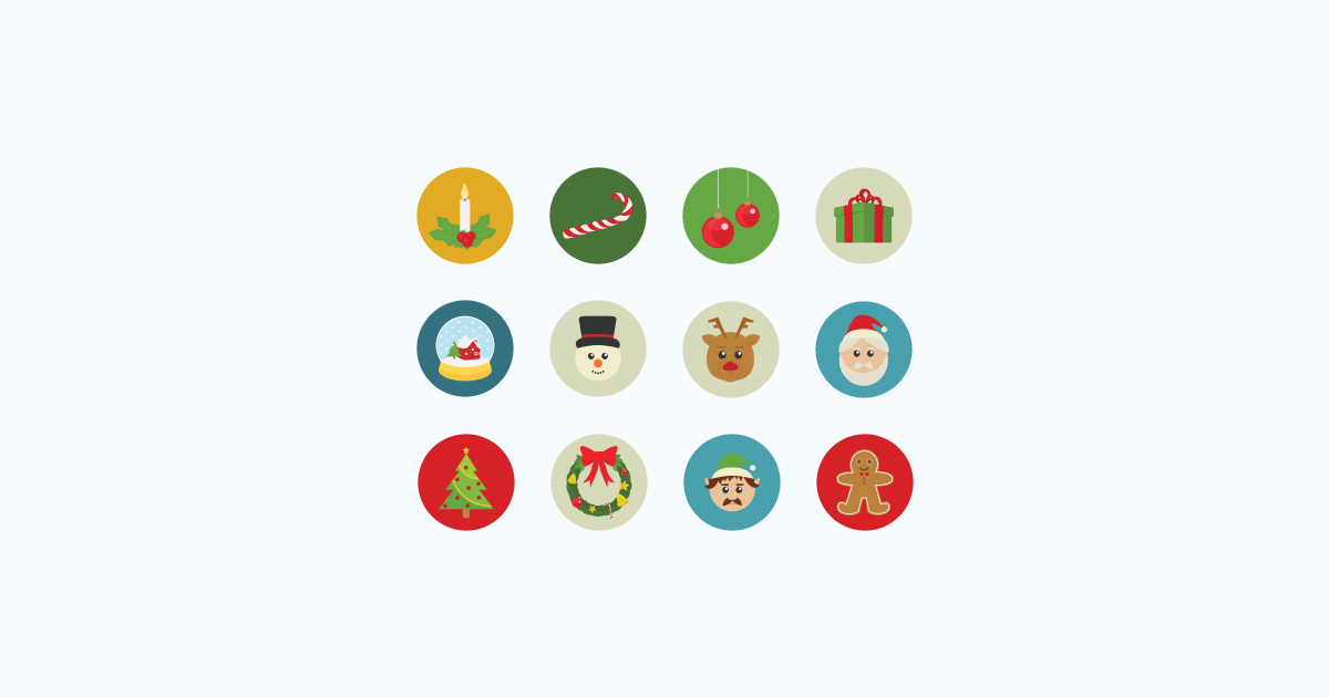 christmas clipart icons