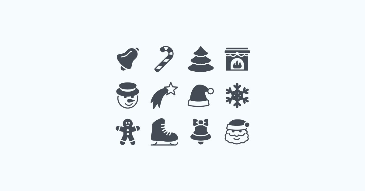 christmas clipart icons