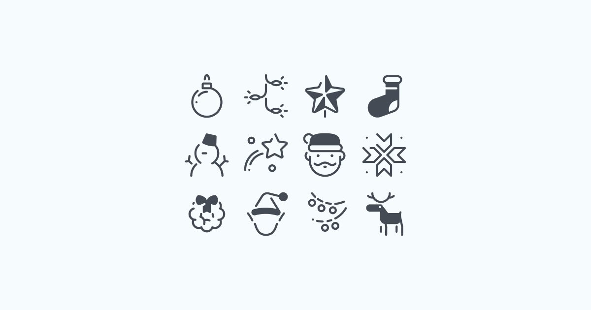 christmas clipart icons