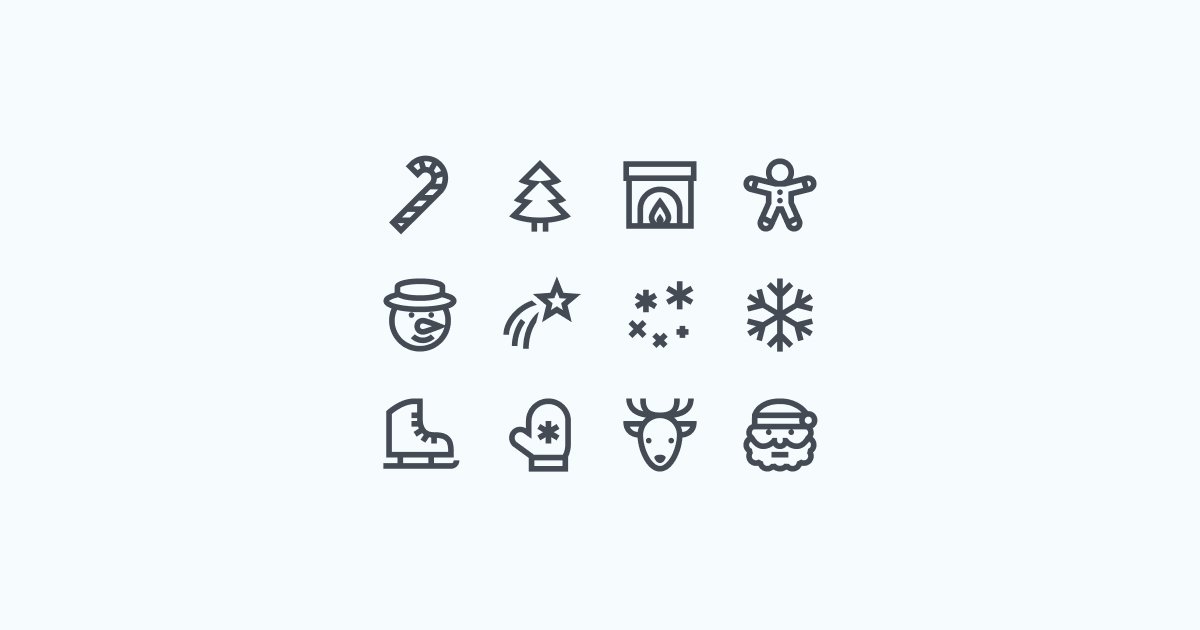 christmas clipart icons